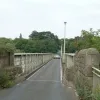 Looking at this bridge along the route, it's never going to be more than a C-road! It's two metres (6ft 6in) wide and signposted with a 10mph limit.