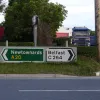 Here's the other sign at that junction, visible in the background of the previous picture.  Photo by Jonny boy