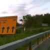 For a while the C100 made an appearance at Handy Cross, on a temporary sign as part of the now-complete motorway junction upgrade.
