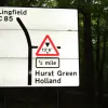The C85 makes a second appearance at another sign for the same junction.  Photo by Neill Wood