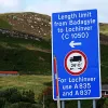 Take a moment's break from conquering the Highlands to admire this sign for the C1050.  Photo by Toby Speight