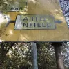 A close look at the southern approach sign. It's formed from vinyl overlays, much as modern signs are fabricated, so this roundabout seems to have been re-signed probably in the late 1950's or early 1960's. From this one can theorise that these signs were so new when Worboys came in that they weren't added to removal schedules, and have been overlooked ever since.