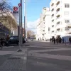 Some concessions to traditional street design have had to be made — such as here, where a bus stop has a short length of kerb so that low-floor buses can pull up and offer step-free access.