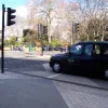 A final set of traffic lights with the A315 Kensington Road marks the end of Exhibition Road, and the end of a very interesting experiment.