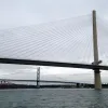 From the west, looking back at all three bridges, it's an undeniably impressive and unique view. Three bridges representing the best engineering practice of three centuries, all solving the same problem: how to safely cross such a vast and difficult body of water as the Firth of Forth.