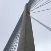The towers are no less impressive, and the height and mass of them is striking. From a vehicle it's rarely possible to look upwards at this point.