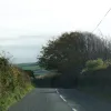 There's a brief interlude of flat countryside at the top, before the A39 begins its descent by diving out of view in a rather unnerving fashion.