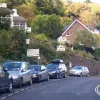 Emerging from the tree canopy into Lynmouth, the sign confirms that yes, we really are still on the A39, but it's starting to look like this road isn't prepared to live up to its grandiose number!