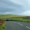 The scenery here is dramatically different. We're now travelling just under a mile inland, parallel with the coast, but to look at the view we could be in the heart of Exmoor. The road gets a little faster here, with better sightlines and easier curves.