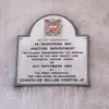 A more legible plaque is mounted on one of the flyover's pillars, commemorating its opening. Unlike the easily vandalised one at Cambridge Street, this one is mounted high up and out of reach.