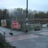 On the north side of the motorway, a footpath allows pedestrians and cycles across the Medway. During the works on the viaducts it was closed — and a free minibus service was laid on to replace it.