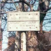 Back in 1979, Ray Harrington had a vision of the future and knew this page would one day bring old road signs to the masses via an unimaginable worldwide computer network. For that reason he took this picture of a sign in Mitcham, now long gone.  Photo by Ray Harrington