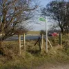 Just south of the footbridge, there's some rather slapdash maintenance on boundary fences, so I could well just wander onto the A1 for a stroll (as I am legally entitled to). Three hundred yards north I would walk into motorway restrictions.