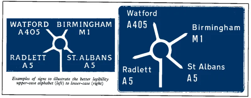 Kindersley's test sign and the Anderson original. Click to enlarge