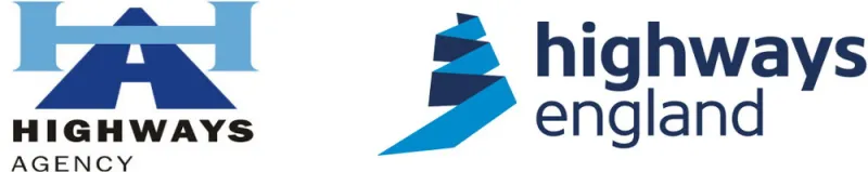 Logos old and new, sharing the same shades of blue. Click to enlarge