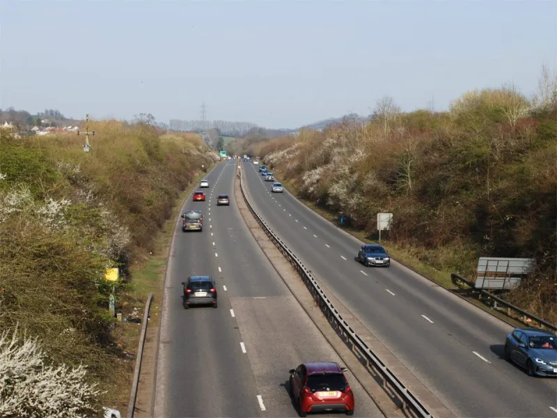 The final stretch to the end of the road near Bathford. Click to enlarge