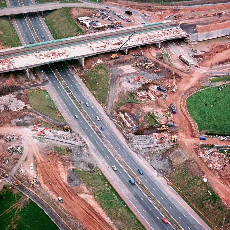 Brindle Road overbridge demolition